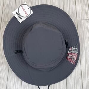 Z0088 Gray Swiss Tech Sun Hat Boonie Bucket Hat Adjustable Size S-M